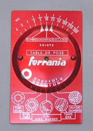 Ferrania - Table de pose 
